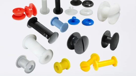 Mehrfarbiger Kunststoff-Buchbindeverschluss, Nylon-Schnappniete, männlich-weiblich, Push-Lock, Schreibwaren-Schrauben, Clips